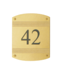 messingplatte hausnummer hausnummerplatte housenumberplate housenumber-plate hausnummernanlage hausnummerschilder